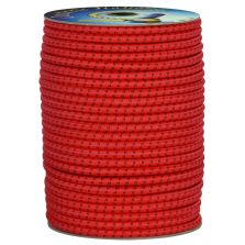 Treccia elastica rossa 4 mm - 20 mt