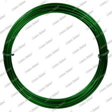 Filo alluminio tondo verde, 2 mm - 12 mt