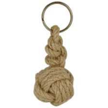 Portachiavi pallina simple juta