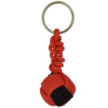 Portachiavi pallina sport rosso-nero