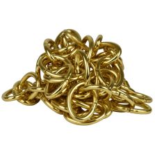 Catena ovale Ø 2,8 mm, interno maglia 17 mm x 10 mm, 1 mt, ottonata