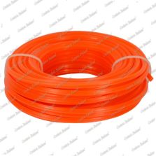 Filo decespugliatore quadro 3 mm - 15 mt, Colore Arancio