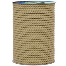 Corda fiocco alta tenacità colore canapa 6 mm - 100 mt