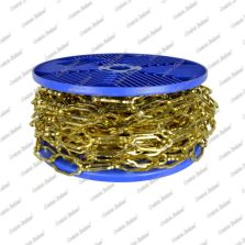 Catena cattedrale Ø 2 mm, interno maglia 24 mm x 10 mm, 30 mt, ottonata