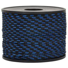 Treccia sky nera con spia azzurra 2 mm - 100 mt