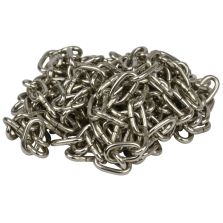 Catena orologio Ø 1,6 mm, interno maglia 8 mm x 3 mm, 1,5 mt, nichelata