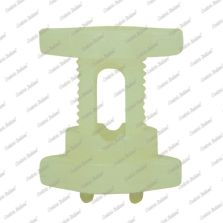 Morsetti serracavo block - fix, ø fune 2 mm - 6 mm, 100 pz, bianco