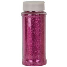 Glitter con dosatore, colore fucsia, 100 gr