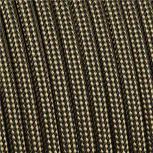 Paracord 550 stripes beige-nero 4 mm - 50 mt