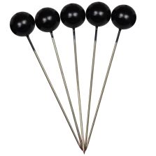 Spilli nero, 6 mm x 65 mm, 100 pz