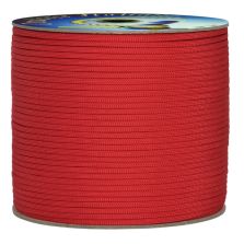 Treccia piatta élite, rossa, 4 mm - 90 mt