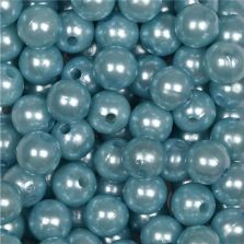 Perle 8 mm, colore ghiaccio, foro 2 mm - 250 pz