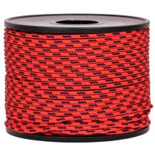 Treccia sky rossa con spia blu 2 mm - 50 mt