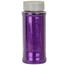 Glitter con dosatore, colore viola, 100 gr