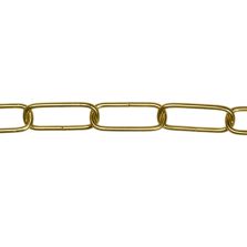 Catena genovese Ø 2 mm, interno maglia 16 mm x 6 mm, 1,5 mt, ottonata