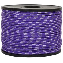 Treccia sky viola con spia bianca 2 mm - 50 mt