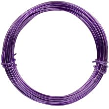 Filo alluminio tondo lavanda, 2 mm - 12 mt