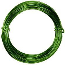 Filo alluminio tondo verde mela, 2 mm - 12 mt