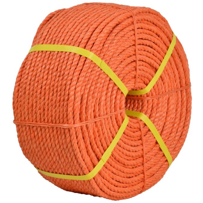 Corda galleggiante ritorta 3 legnoli, 26 mm - 200 mt