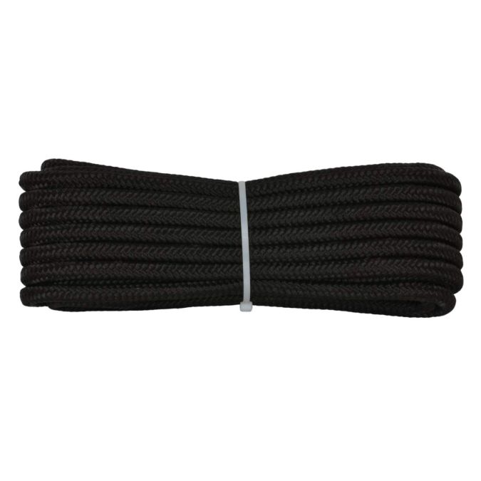 Treccia alta tenacità nera 4 mm - 10 mt