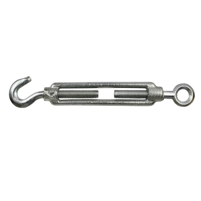 Tenditori occhio/gancio zincati, M 12 - 10 pz