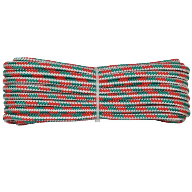 Treccia fantasia tricolore 4 mm - 10 mt
