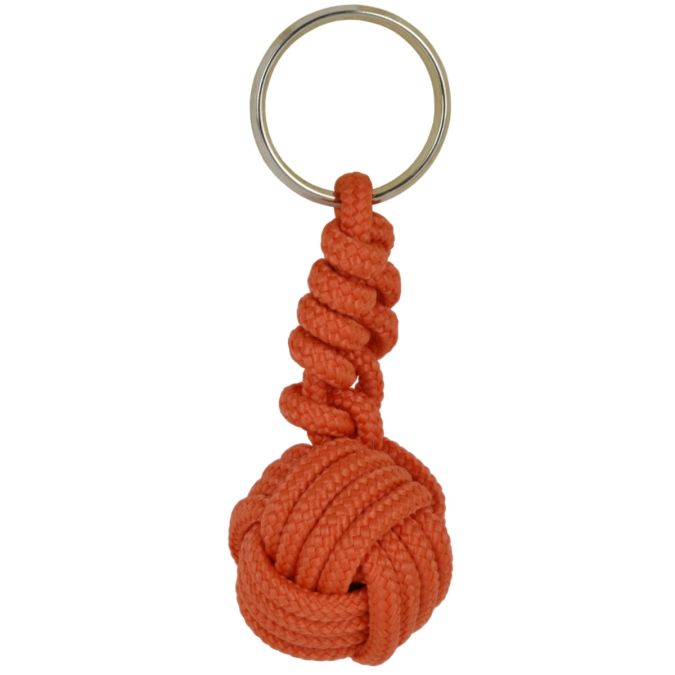 Portachiavi pallina simple arancio