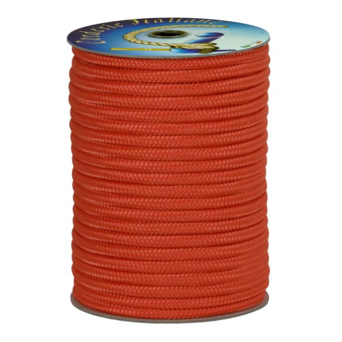 Treccia polipropilene arancio 10 mm - 100 mt