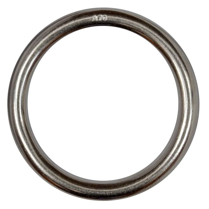 Anelli circolari inox, 6 mm x 40 mm, 10 pz