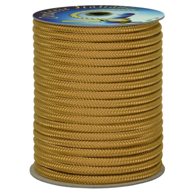 Treccia polipropilene nocciola 12 mm - 20 mt