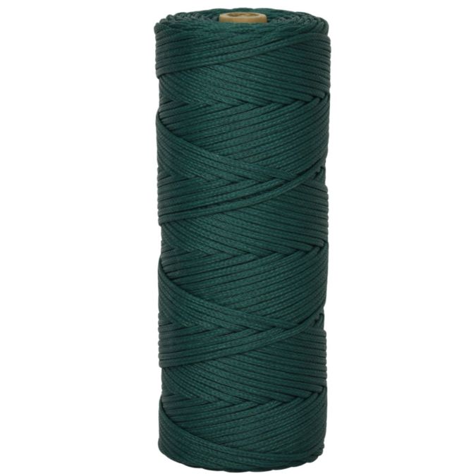 Treccia polietilene verde 3 mm - 200 mt