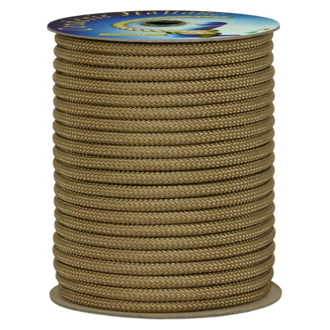Doppia treccia skipper h.t., beige, 14 mm - 100 mt