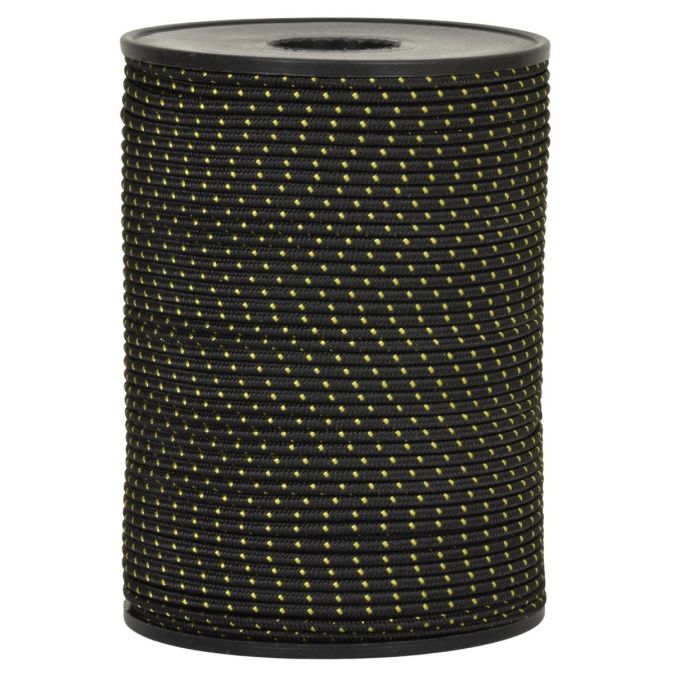 Sagola dyneema sk75 per fucili da sub, nero/gialla, 2,5 mm - 100 mt