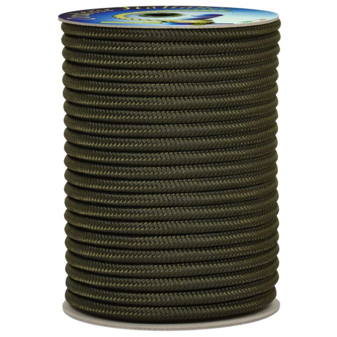 Treccia alta tenacità verde militare 18 mm - 100 mt