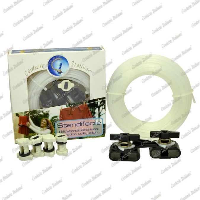 Kit Stendibiancheria nylon 4 mm - 20 mt