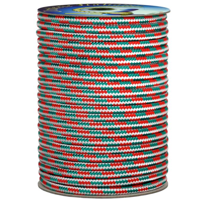 Treccia fantasia tricolore 8 mm - 30 mt