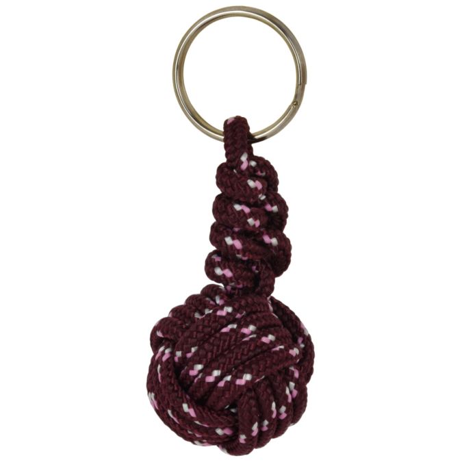 Portachiavi pallina fantasy bordeaux