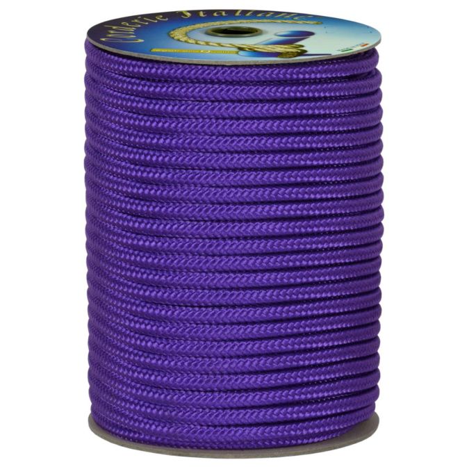 Treccia polipropilene viola 10 mm - 20 mt