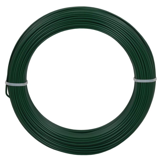 Filo ferro plastificato verde 3,2 - 100 mt