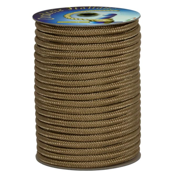 Treccia alta tenacità beige 12 mm - 50 mt