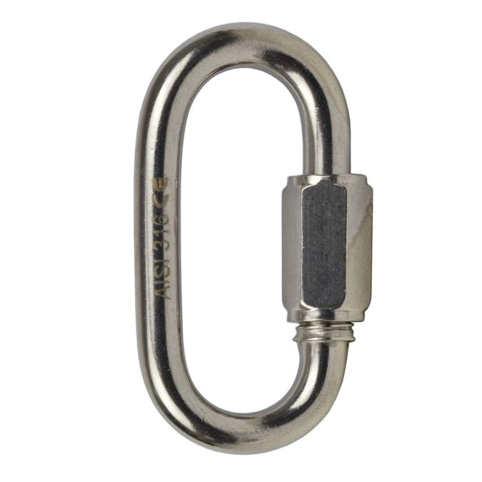 Maglie rapide inox, 5 mm, 2 pz