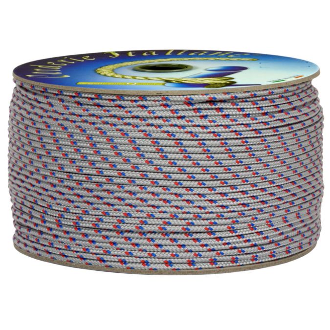 Treccia hobby fantasy grigio perla 2 mm - 200 mt