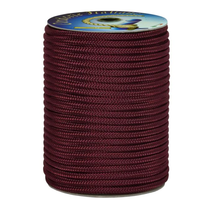 Treccia alta tenacità bordeaux 8 mm - 300 mt