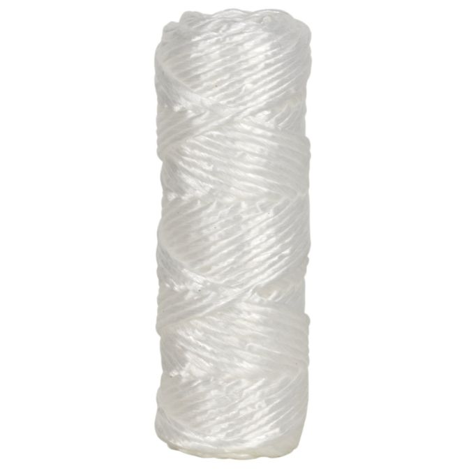 Spago rafia bianco, Titolo 500, 100 gr - 40 mt