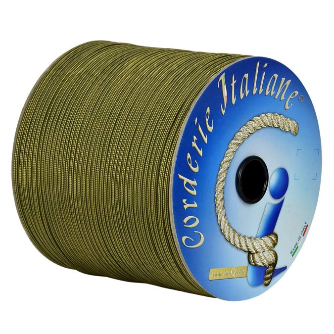 Paracord 550 stripes giallo-nero 4 mm - 30 mt