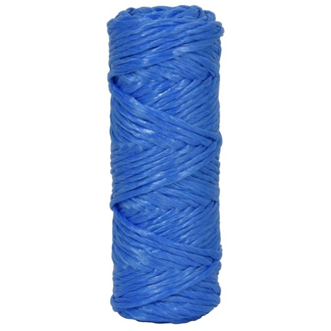 Spago rafia azzurro, Titolo 500, 100 gr - 40 mt