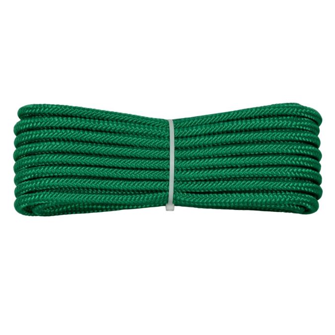 Treccia polipropilene verde 5 mm - 20 mt