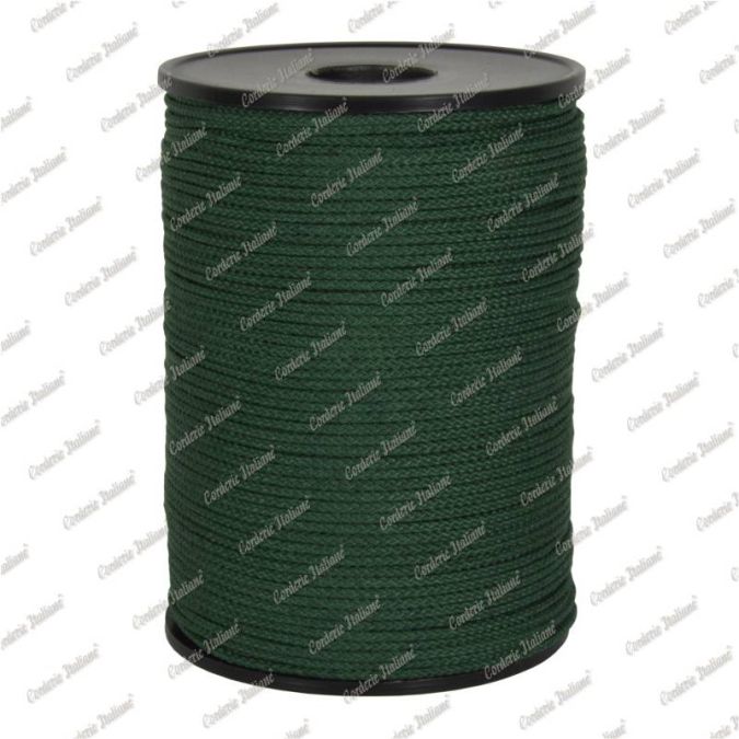 Cordino minimal verde scuro 1,5 mm - 50 mt