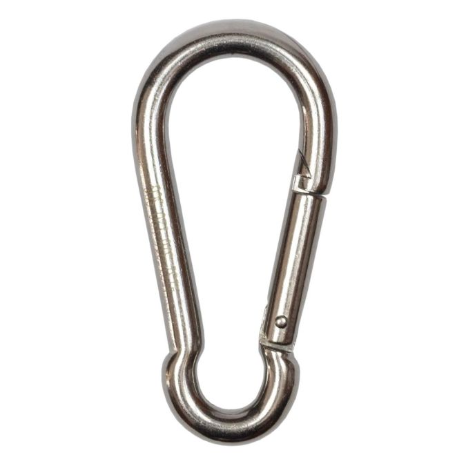 Moschettoni inox, 60 mm, 30 pz