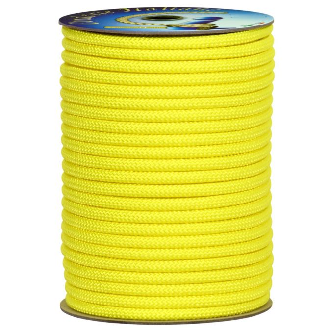 Doppia treccia skipper h.t., giallo flu, 14 mm - 100 mt